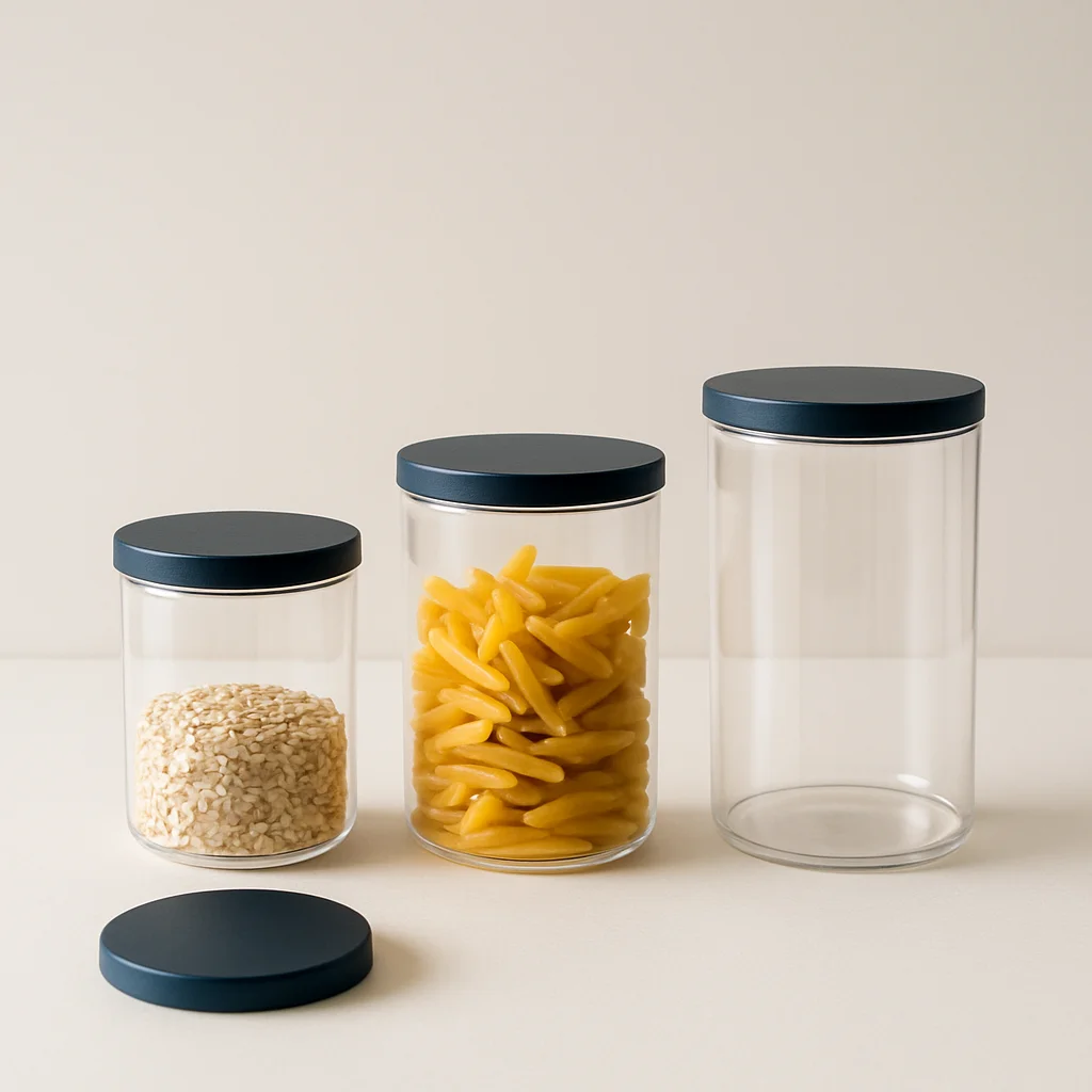 Clear Pantry Canisters